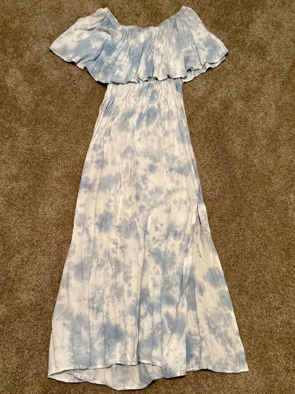 Off-the-shoulder Beach Dress